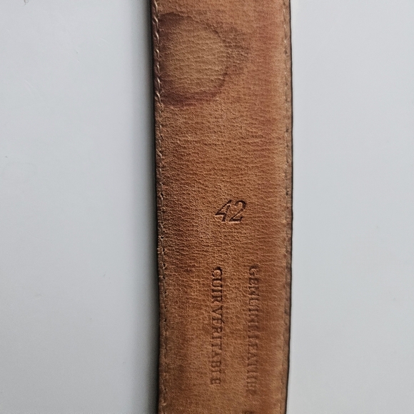 Jos A Bank Genuine Leather Belt Men 42 - Picture 7 of 8